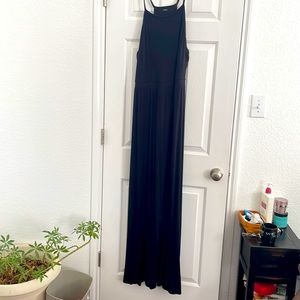 Black maxi dress
